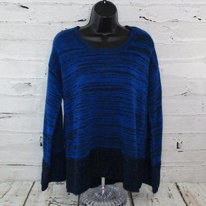 Style & Co Marled Color Block Pullover Sweater
